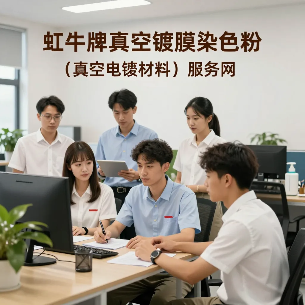首页 - 虹牛牌真空镀膜染色粉(真空电镀材料)服务网 关于我们配图